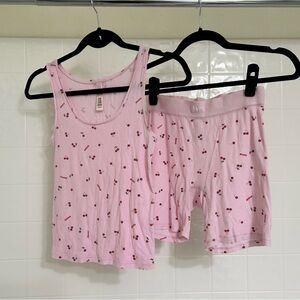 Skims Soft Lounge Cherry Print Set